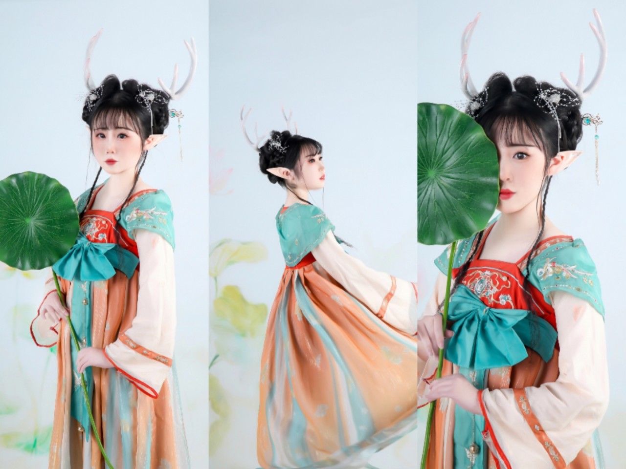 神鹿|王者荣耀 瑶遇见神鹿cosplay