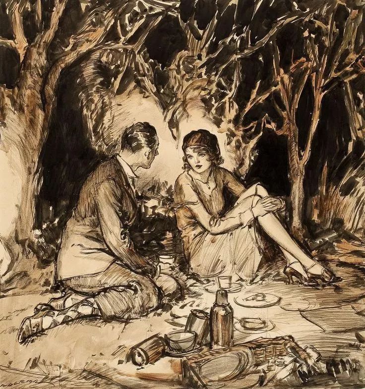 上流社会@美国最伟大的插画家,记录了上流社会的男男女女纸醉金迷的情景