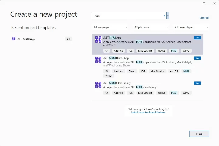 微软.NET跨平台UI框架MAUI预览版8发布插图2