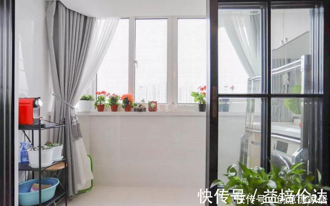 主卧|59㎡小两居,客餐厅合并功能叠加,中岛式厨房收纳满分,超实用!