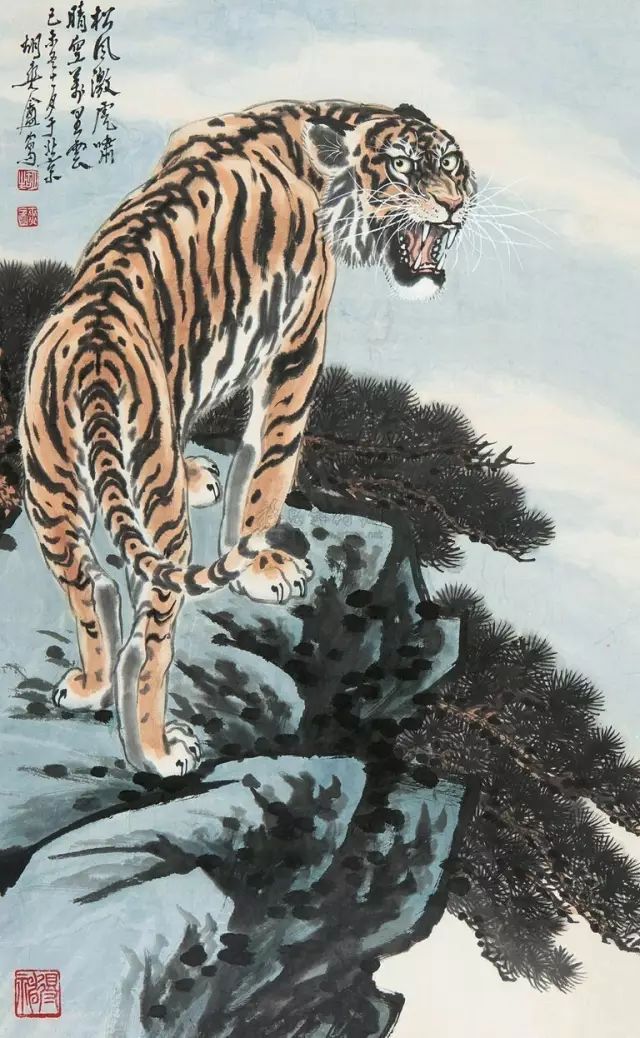 胡爽庵|“被埋没的画虎大师”胡爽庵 作品欣赏