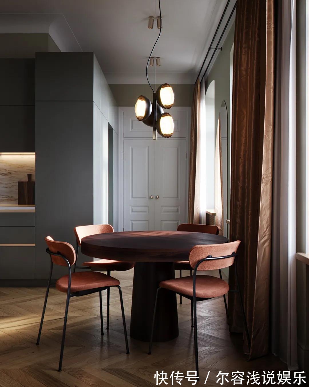 隔断|她买下48㎡小公寓,将墙全拆除,用玻璃做隔断,美翻