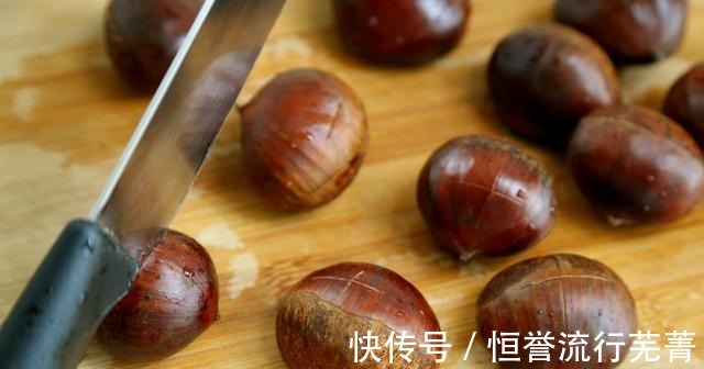 栗子肉|剥栗子教你正确的方法,加上一步,栗子煮好后自动张开!