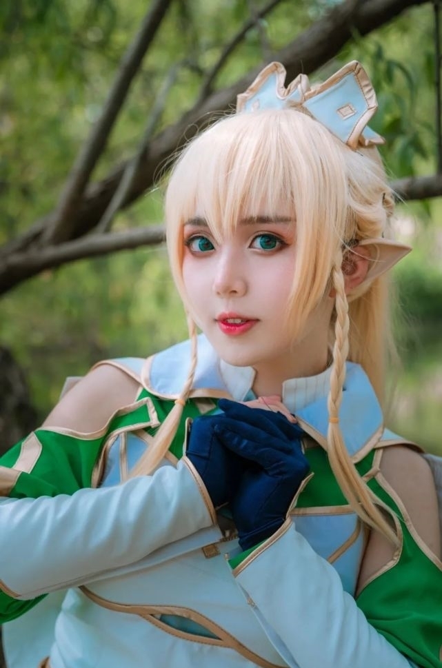 cos|cos:刀剑神域莉法cos正片@纱容