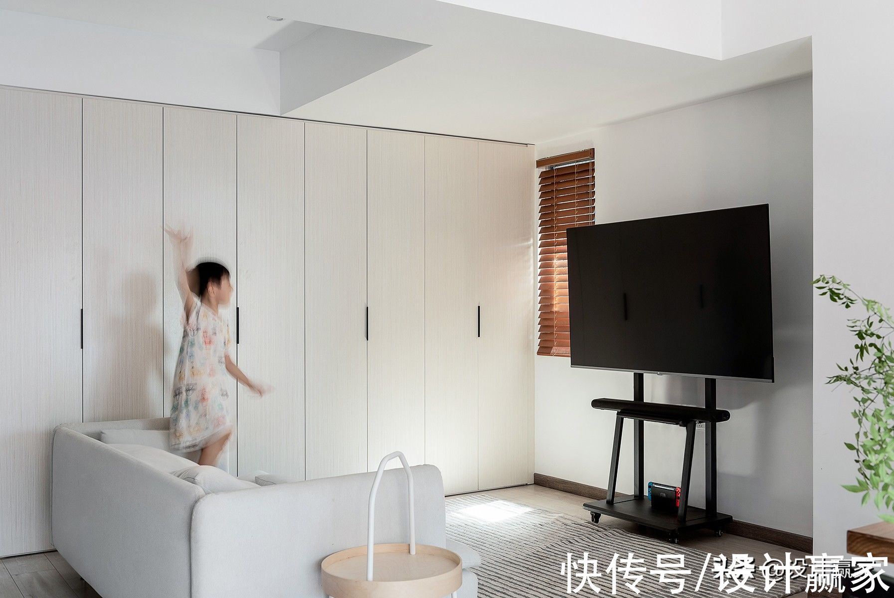 三口之家|108㎡简约平层，温馨的日式小清新，生活工作两不耽误