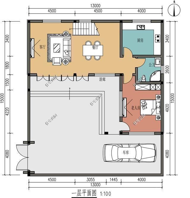 图纸|3套新中式农村别墅图纸,怎么可以这么美,城里人看了都心动