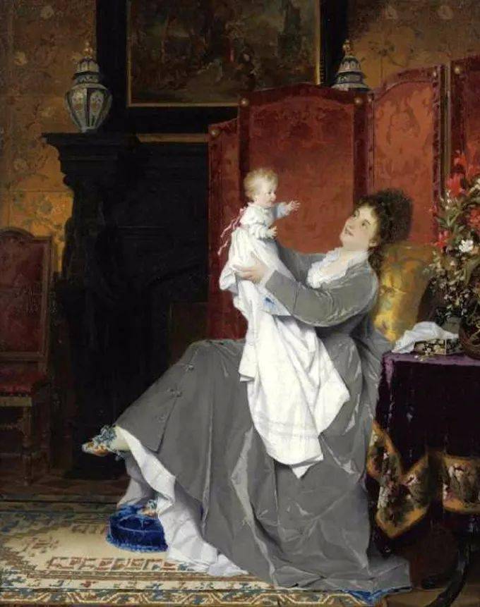 艺术学院!19世纪油画家笔下细腻的年轻漂亮女子,人物造型丰韵端庄 雍容华贵