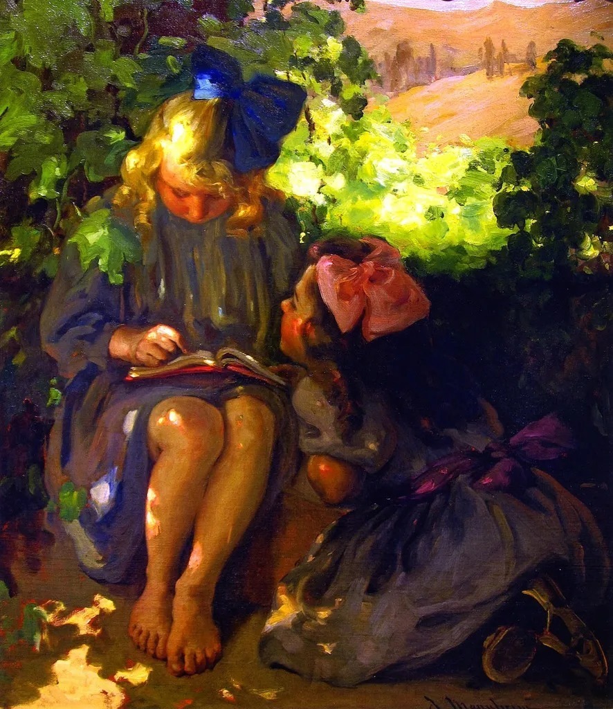 美丽&他笔下的色彩柔和、美丽浪漫,看完沉迷在他的色彩朦胧中