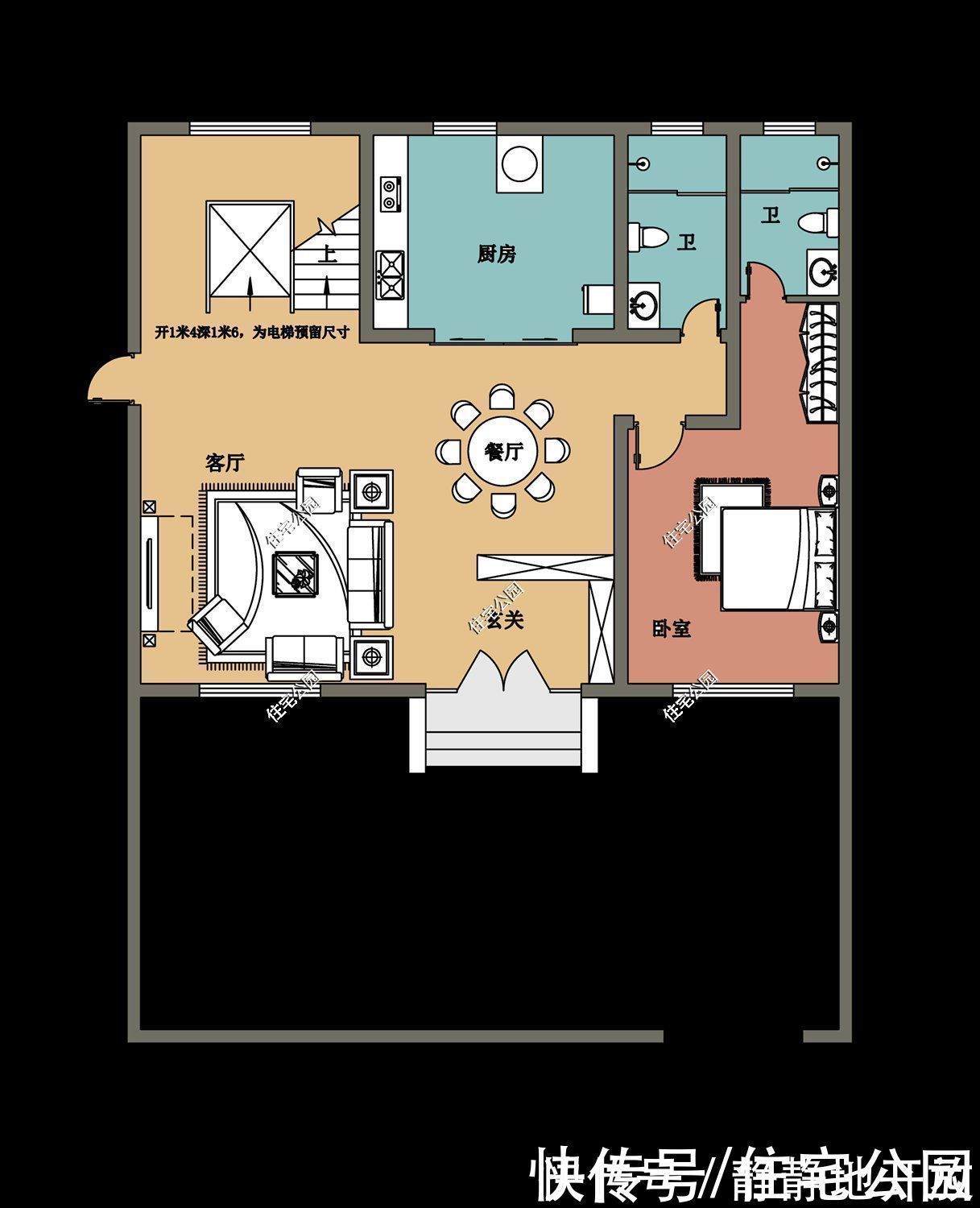 实用|10套柴火灶户型推荐,实用性不输城里小区房,尤其是第6套太美了