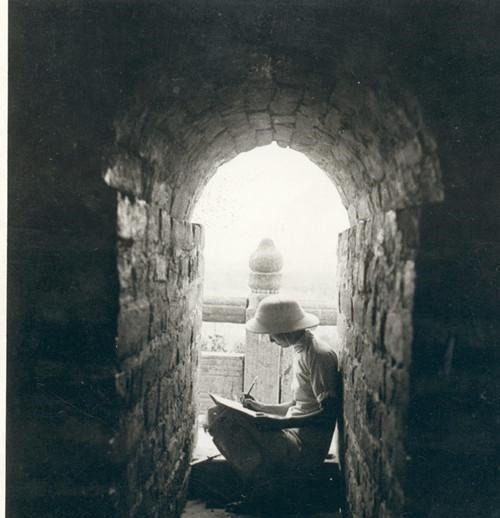 梁思成$建筑学家林徽因的设计图和手绘图 果然是一代才女