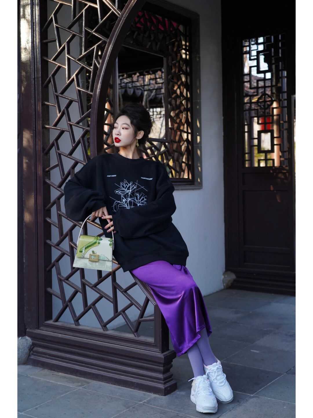 博主 肚子有肉的小仙女别怕!跟着博主这样搭,脱去遮肉外套也不露怯