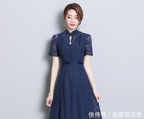 收腰的版型|女神们都钟爱的蕾丝连衣裙,性感妩媚,妖娆动人