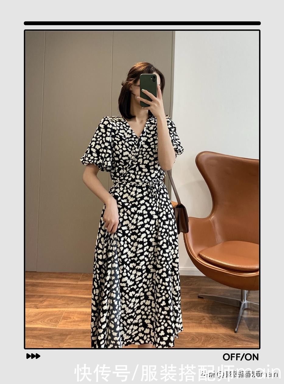 姜贞羽|今夏火爆时尚圈的3款印花裙，不仅显高还专治微胖身材