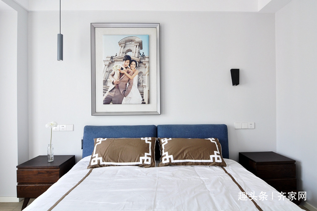 简约|110平现代简约两居,生活品味以及健康时尚的消费理念