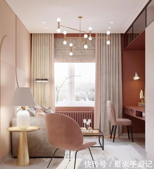 粉色|若单身,我就买套小户型照着它来装,太美太梦幻了,女生的梦想!