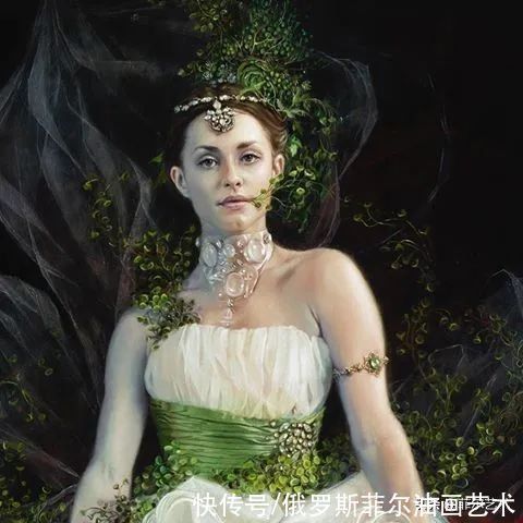 曼努克&自然野性！亚美尼亚女艺术家曼努克的唯美油画作品欣赏