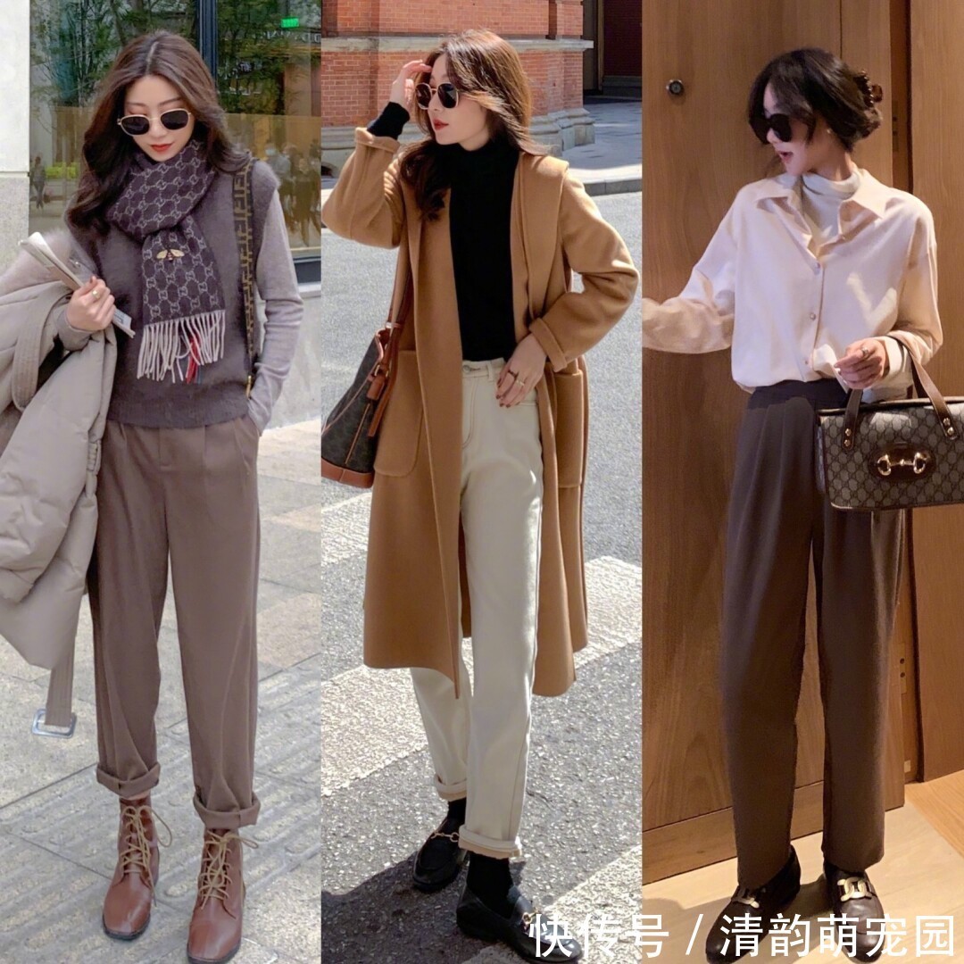 韩国女生的过冬示范,由内到外气质又好看,照着穿化臃肿为时髦