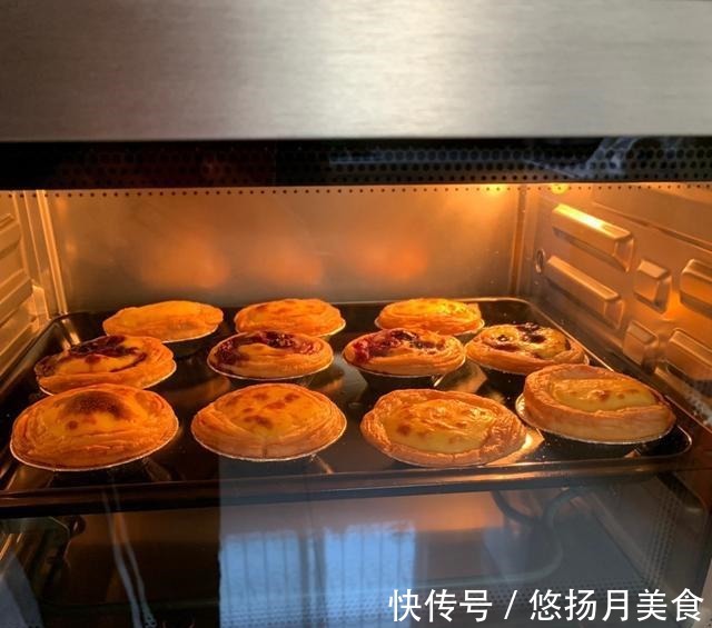 好吃|奶香味的蓝莓蛋挞,好吃到停不下来,孩子很喜欢吃!