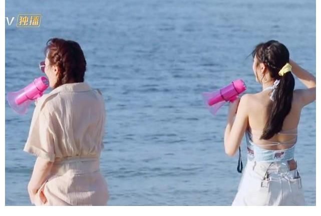 邹凯|妻子团沙滩玩游戏，蒋勤勤秦海璐长裙保守，吴宣仪露背吊带惹争议