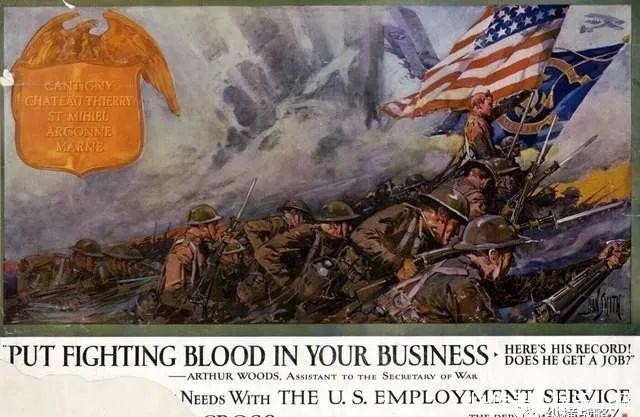 威胁|林肯给你递枪,自由女神被威胁,美军第一次世界大战的宣传海报