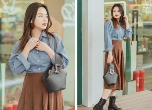 裙子 + 小白鞋，裙子 + 平底鞋，2021巨in组合 ！