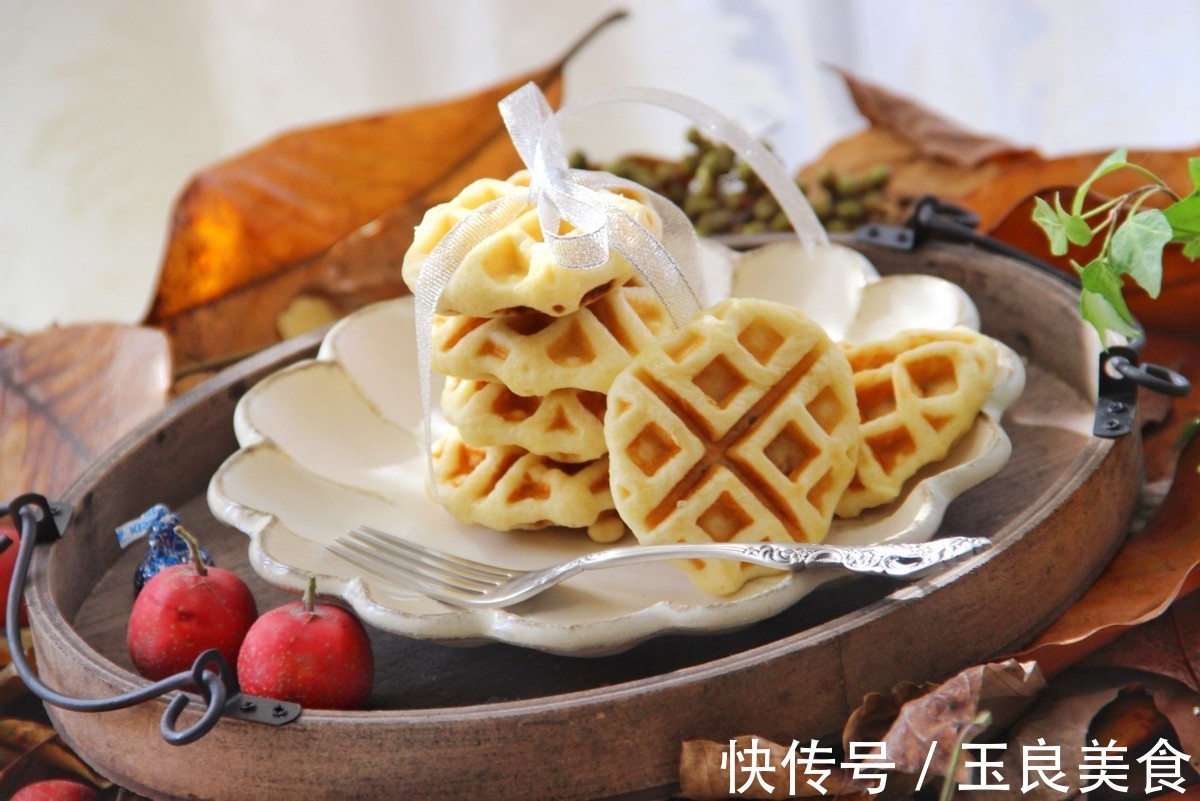 搭配|自制华夫饼,搭配肉松,好吃还解馋