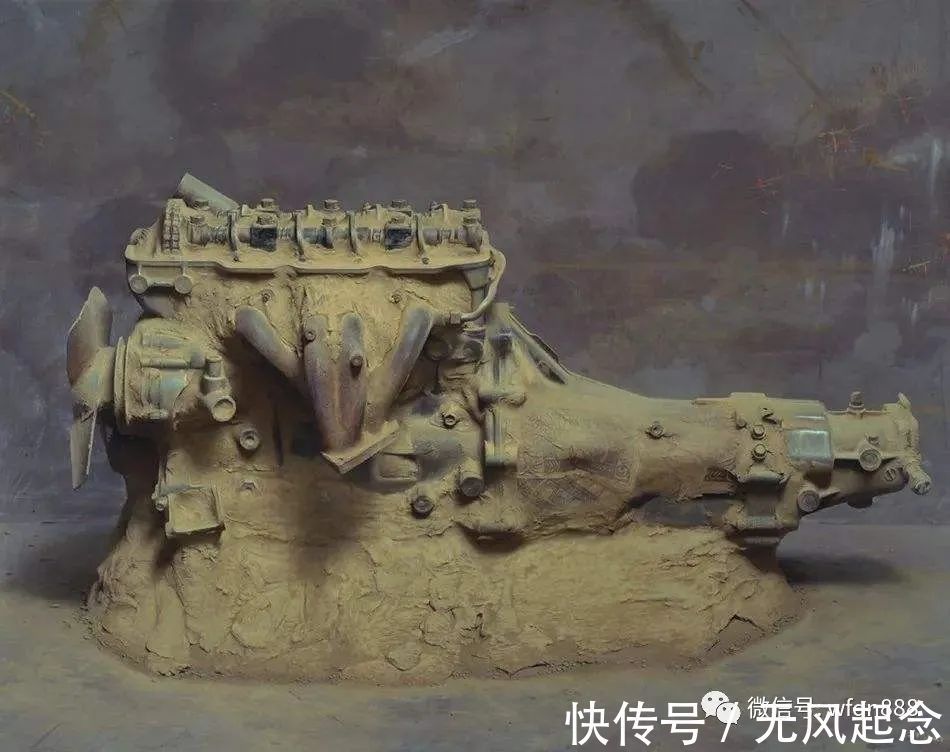 文物#冷军画了2个发动机,横放的卖198万,为何竖放的却卖1897万?