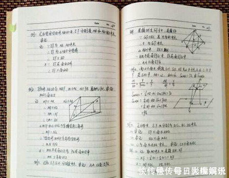 高三学霸笔记火了，工整程度堪比印刷体，网友学霸就是不一样