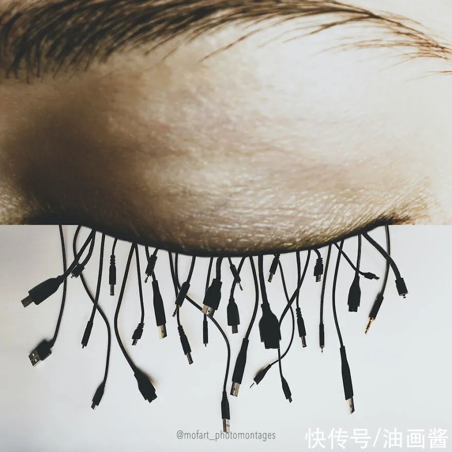 魔术表演!16幅关于眼睛的错觉创意,让你打开想象的翅膀,换一个视角看世界