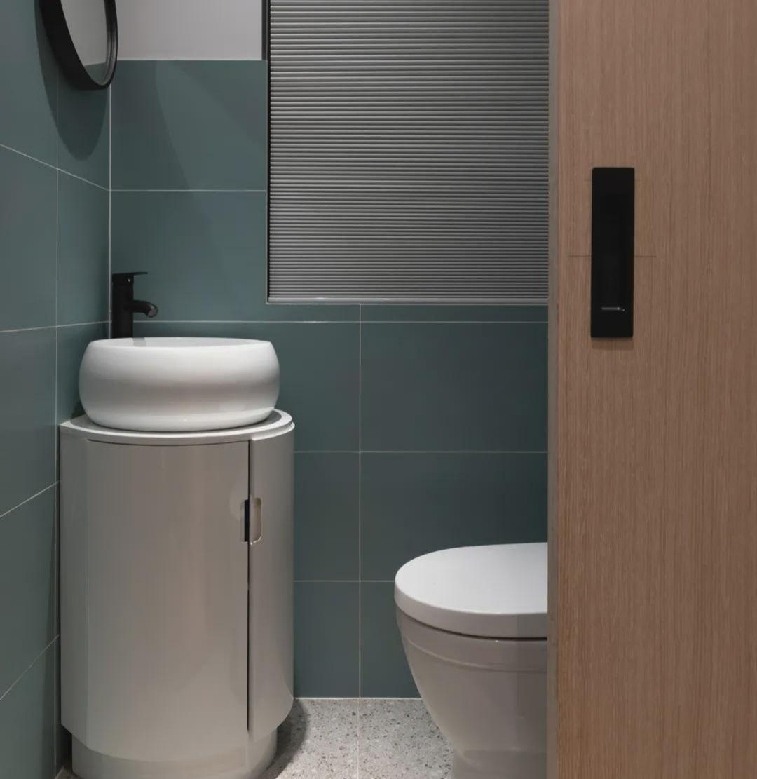 卫生间|132平的家，客厅这样设计，可太适合两娃家庭了！