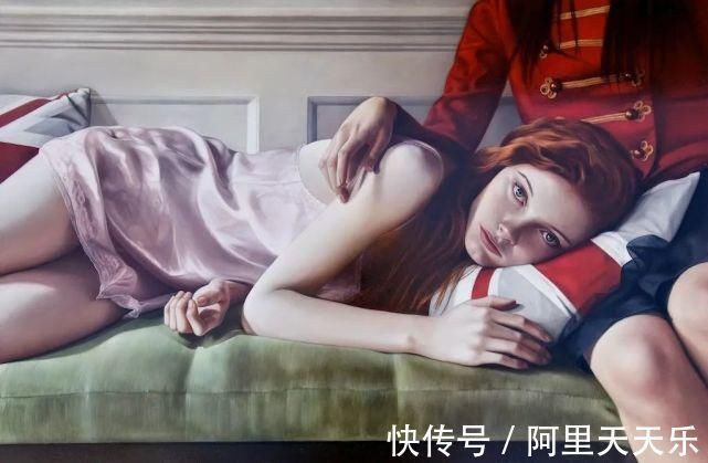 刘易斯&她笔下的时尚女性肖像,唯美动人!绝对是写实爱好者学习的榜样