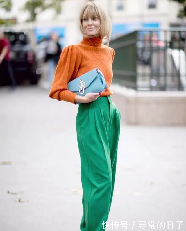 高领毛衣 秋冬最经典穿搭高领毛衣+阔腿裤,遮肉显瘦,穿三五年不过时!