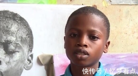 写实主义|非洲一男孩仅11岁就成为职业画家,画作逼真如照片!