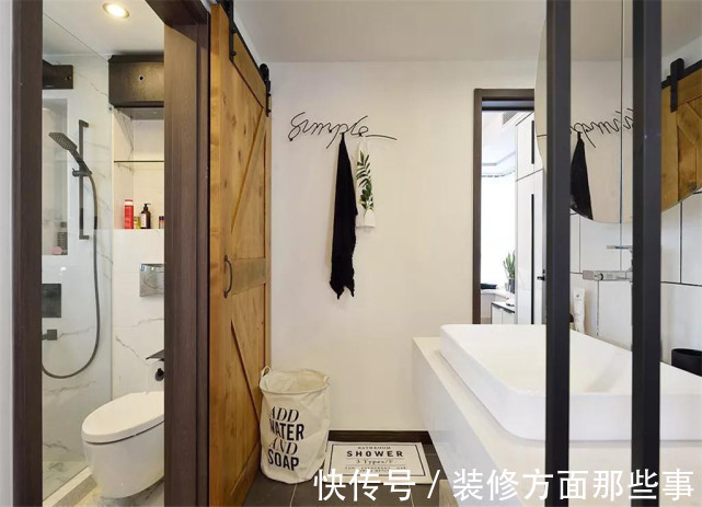 空调孔|67平简约风一居室加一个开放式书房,这样的家更浪漫