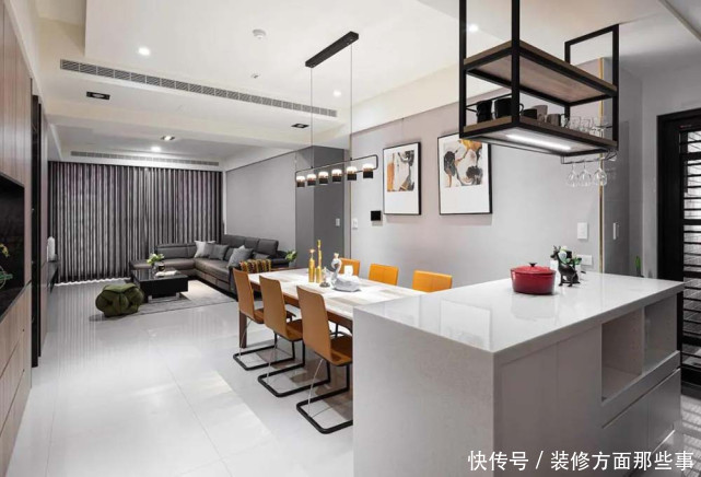 三居室|125平现代风三居室,是男主要的内敛大气有底蕴的房子