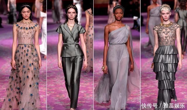 看完迪奥2020年发布的77套时装,我只想说4个字“金碧辉煌”