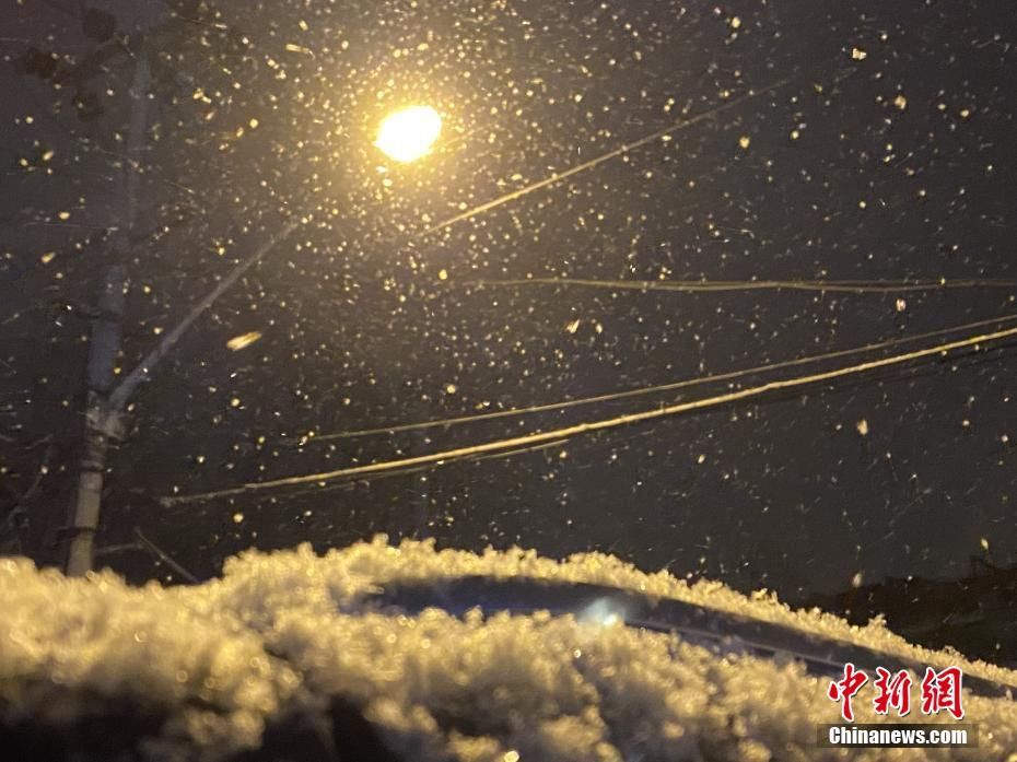 降雪|雪中的北京天安门广场