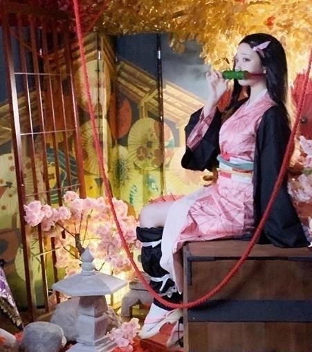 cos|鬼灭之刃:因为原动漫火爆的影响,国内掀起一波COS其角色的潮流