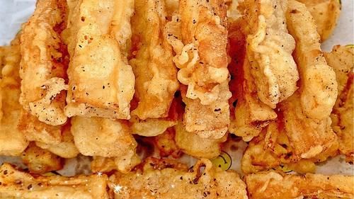 凉拌杏鲍菇|杏鲍菇自从学会这样做,家人每周都要吃,外酥里嫩,给肉都不换