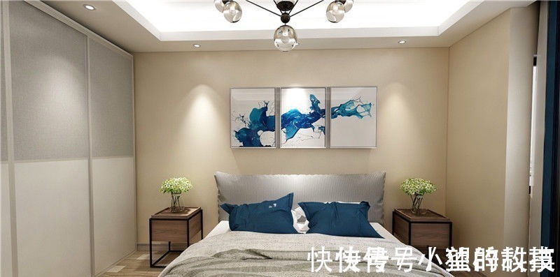 效果图|现代风格装修效果图,102平三室超精致,整体效果特棒,像别墅!