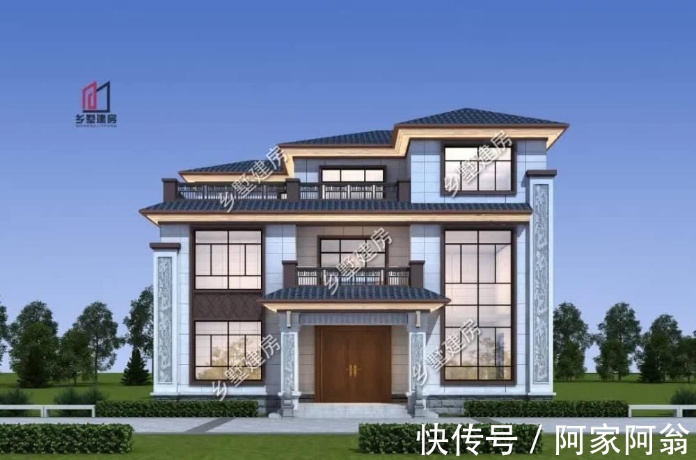 户型|适合农村的好户型,西体中装,精美实用,回乡建一栋,全家都能住