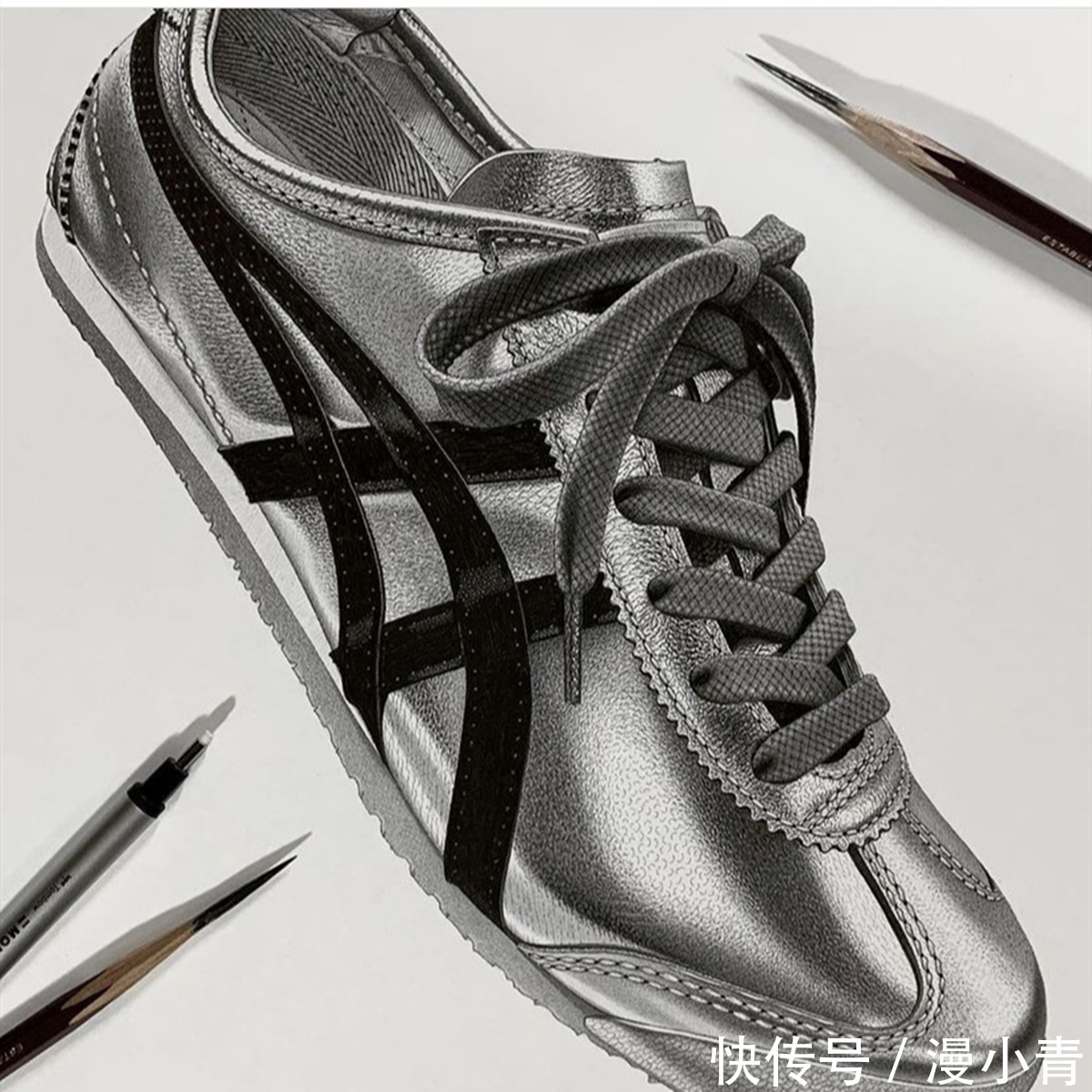 素描|二次元画师用铅笔画出真实3D动画的效果，细节之处堪比三次元