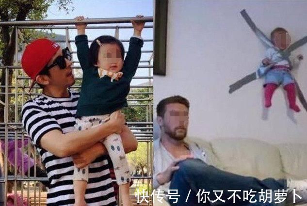 二胎政策|爸爸带女儿和带儿子的对比照,看完心疼儿子一万遍