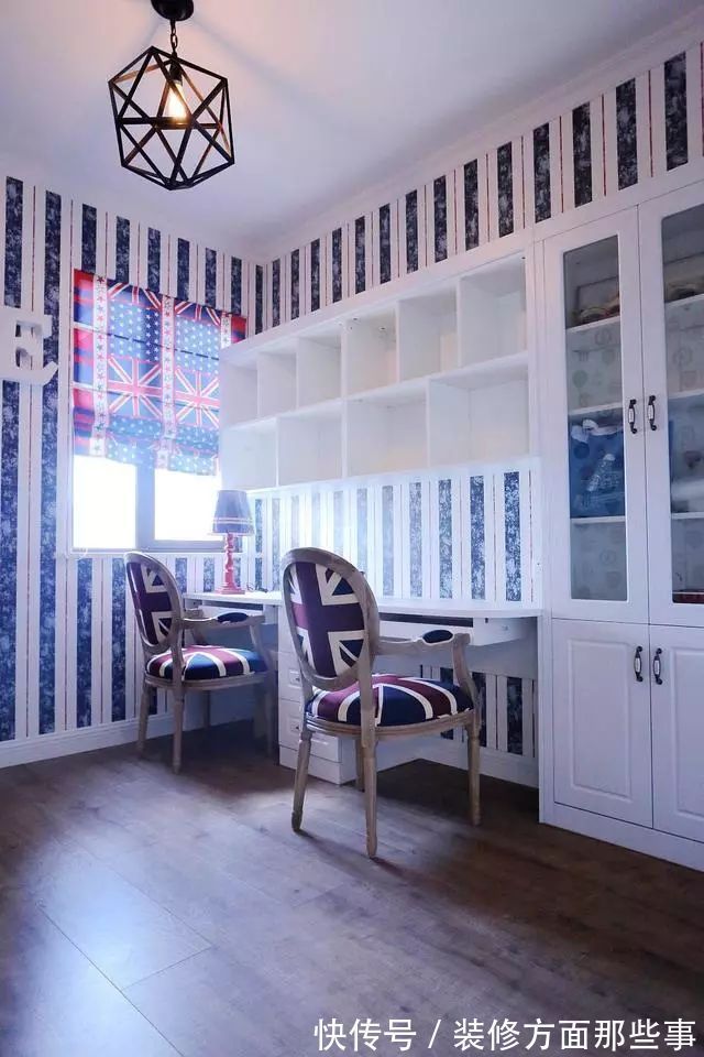 玄关鞋柜|128平现代美式三居,高低组合玄关柜设计,时尚美观特实用!