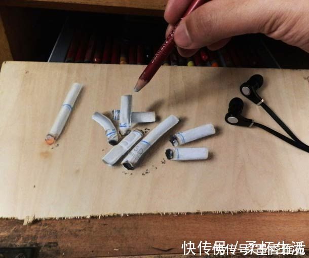 绘画$新加坡艺术家超级逼真的3D绘画作品,别怀疑自己的眼睛