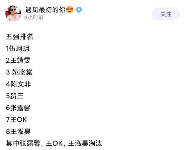 好声音全国五强诞生，全是女生，伍珂玥第一名晋级，冠军二选一