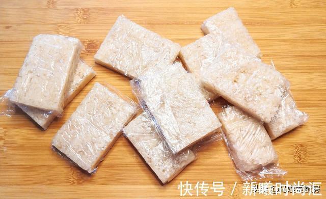 糯米糍粑|想吃糯米糍粑不用买，用一斤糯米做了10多块，随吃随煎真方便