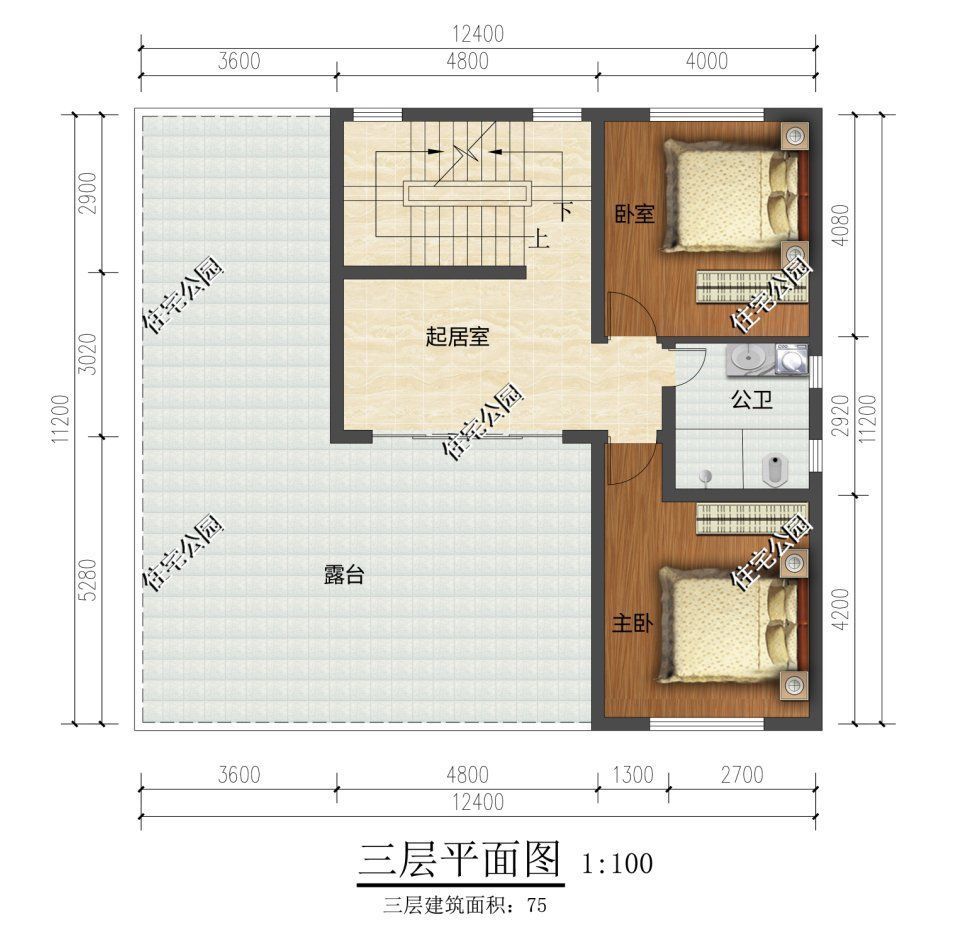 建筑面积|四套带堂屋的别墅推荐,最低30万就能建!来看看你喜欢哪套?