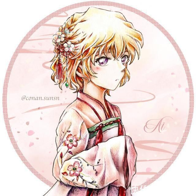 小兰|古风版的名侦探柯南太帅了，兰哀都好可爱，脑补一出古装悬疑大戏