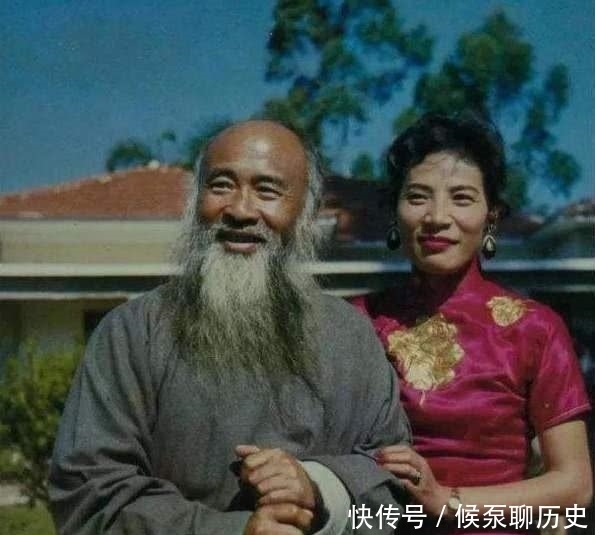 张心|张大千生活照:图2给他生8个孩子终离婚,图6小他32岁的娇妻